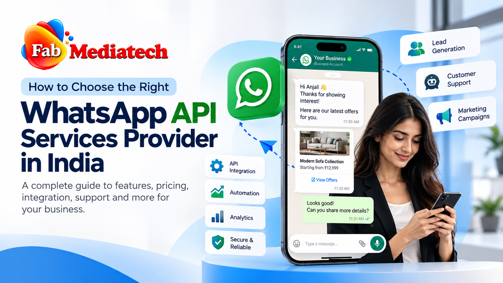 How to Choose the Right WhatsApp API Services Provider in India